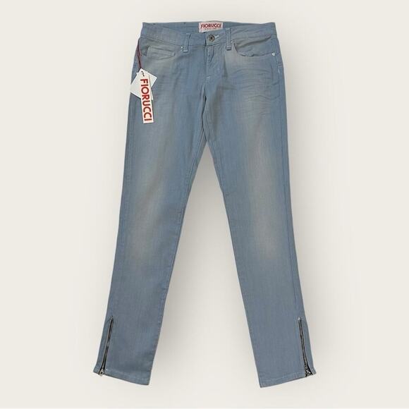 NWT | Fiorucci | Skinny Jeans | Light Blue Wash | Size 27 - Picture 1 of 14